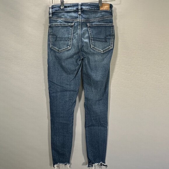 American Eagle Outfitters Jeans Womens 6 High Rise Jegging Cotton Stretch Pocket - Picture 7 of 14